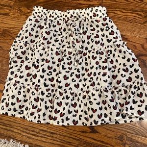 Cheetah print skirt great condition